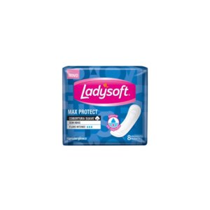 Absorvente LadySoft Max Suave Sem Abas com 8un.