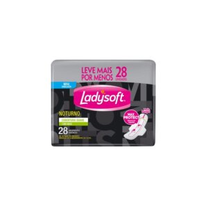 Absorvente LadySoft Noturno Com Abas com 28un.
