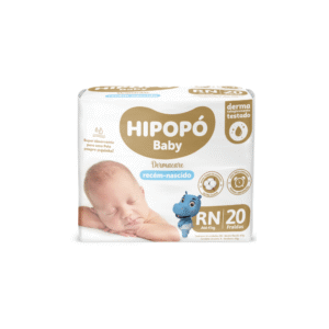 Fralda Infantil Hipopó Baby Recém Nascido