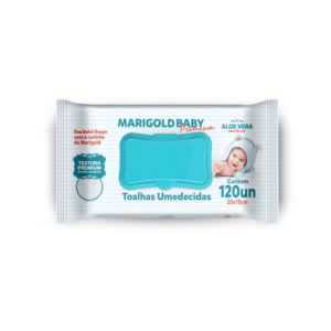 Toalha Umedecida Marigold Baby Premium 120Un