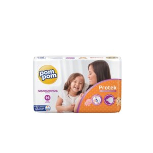 Fralda Infantil Pom Pom Protek Jumbo Grandinhos
