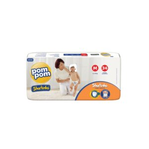 Fralda Infantil Pom Pom Shortinho