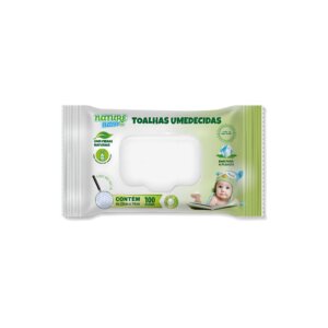 Toalha Umedecida Ecológica 100 unidades
