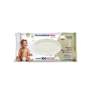 Toalha Umedecida Personalidade Baby 100 Un