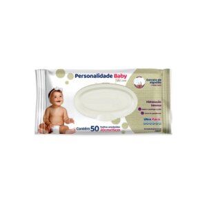 Toalha Umedecida Personalidade Baby 50 un