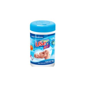 Lenço Umedecido Use It Baby – Pote Azul/Rosa