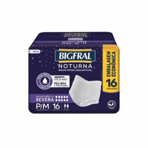 Fralda Adulto Bigfral Roupa Intima Noturna Econômica