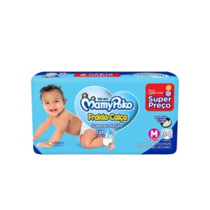 Fralda Calça Infantil MamyPoko Super Proteção Jumbo