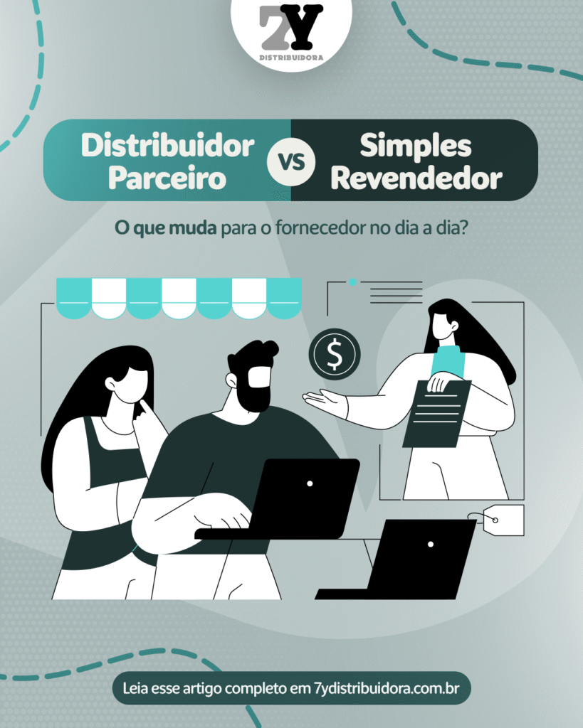 Distribuidor parceiro ou revendedor