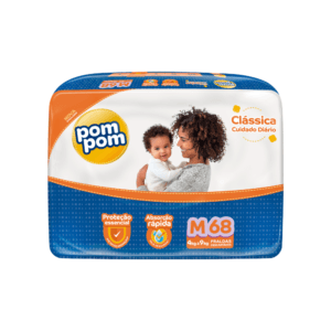 Fralda Infantil Pom Pom Classica Cuidado Diario Hiper